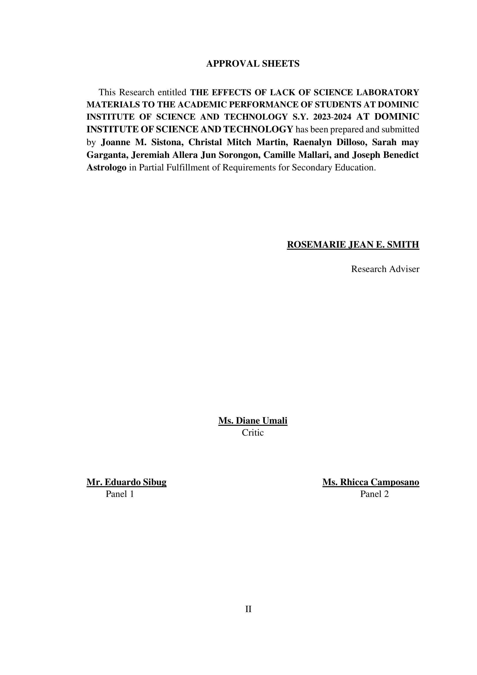 Research Paper 1 - Additional